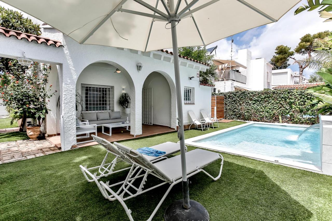 Casa En Sitges Villa Bagian luar foto
